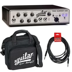 Aguilar Tone Hammer 500 Watt Superlight Bass Amplifier Head With Carrying Bag & Cable