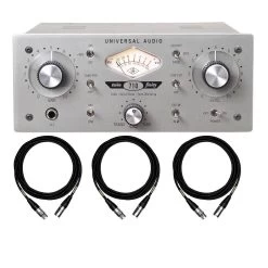 Universal Audio 710 Twin-Finity Preamplifier And DI Box With (3) 10ft Mogami XLR Cables