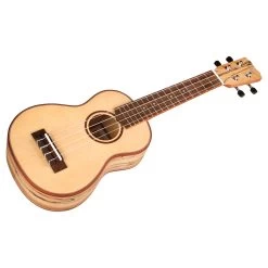 Cordoba 03981 24S Spruce Uke Ukulele W/ Spalted Maple Back & Sides, Soprano -Musical Instrument Store cor 03981 3