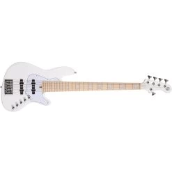 Cort Elrick NJS 5 New Jazz Standard 5-String Bass, Bartolini Preamp, Maple Fretboard, White