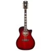 D'Angelico Premier Fulton 12-String Acoustic Electric Guitar, Ovangkol Fretboard, Trans Black Cherry Burst -Musical Instrument Store dan 680196090605 1