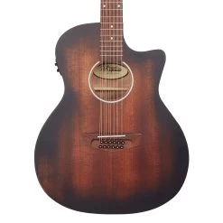 D'Angelico Premier Fulton LS 12-String Electric Acoustic Guitar, Aged Mahogany -Musical Instrument Store dan daplsg212agdcp 4