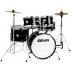 Ddrum D1 Junior 5-Piece Drum Set W/ Hardware And Cymbals, Midnight Black