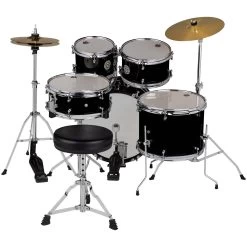 Ddrum D1 Junior 5-Piece Drum Set W/ Hardware And Cymbals, Midnight Black -Musical Instrument Store ddrum d1 516 mb 3