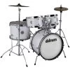 Ddrum D1 Junior 5-Piece Drum Set W/ Hardware And Cymbals, Gloss White -Musical Instrument Store ddrum d1 516 wht 2