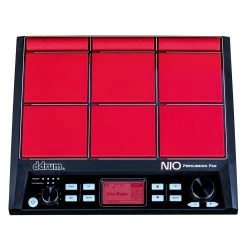 Ddrum NIO 9-Pad Drum-Trigger Percussion Pad W/ 30 Preset Kits, MIDI I/O