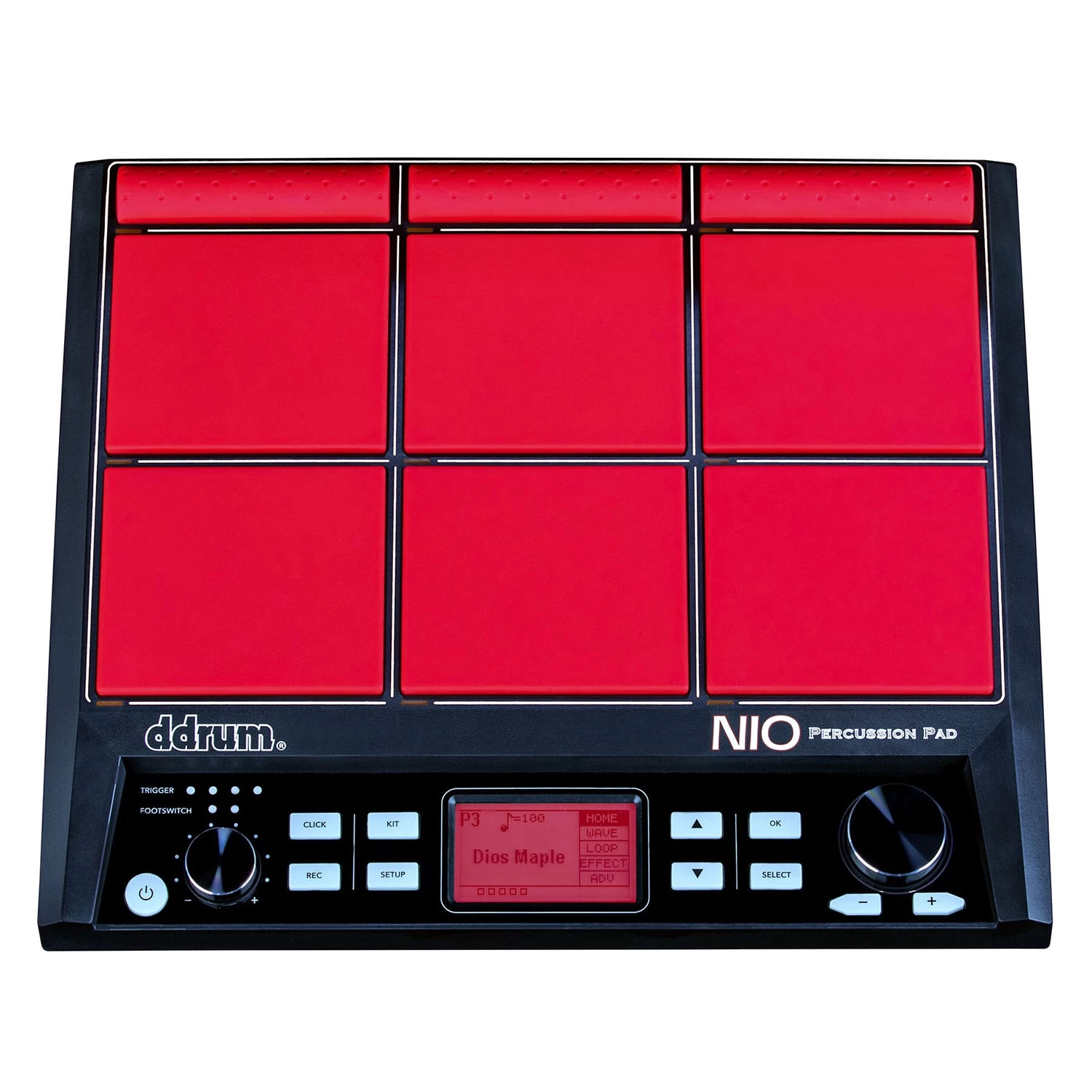 Ddrum NIO 9-Pad Drum-Trigger Percussion Pad W/ 30 Preset Kits, MIDI I/O 3 Ddrum NIO 9-Pad Drum-Trigger Percussion Pad W/ 30 Preset Kits, MIDI I/O