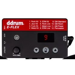 DDrum E-Flex Complete 5-Pad Electronic Drum Kit W/ Mesh Heads -Musical Instrument Store ddrum eflex 9