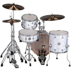 Ddrum SE Flyer 4-Piece Drum Set Shell Pack W/ 14x18 Bass Drum, White Pearl