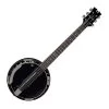 Dean BW6 Backwoods 6-String Mahogany Body Banjo, Black Chrome Pickup -Musical Instrument Store dean bw6ebc 1 1