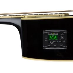 Dean EAB Electric Acoustic Bass, Mahogany Body With Spruce Top, Classic Black -Musical Instrument Store dean eab cbk 4