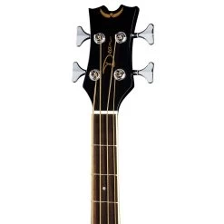 Dean EAB Electric Acoustic Bass, Mahogany Body With Spruce Top, Classic Black -Musical Instrument Store dean eab cbk 5