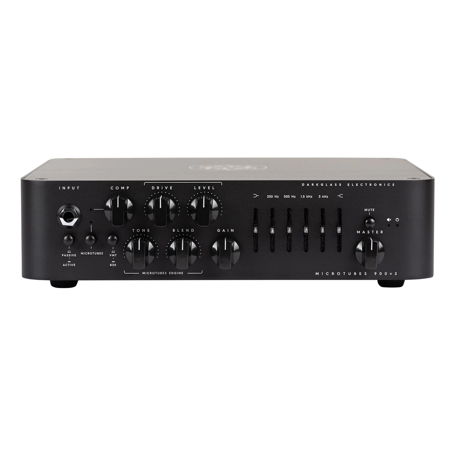 Darkglass Microtubes 900 V2 900-Watt Bass Amp Head, Black 3 Darkglass Microtubes 900 V2 900-Watt Bass Amp Head, Black