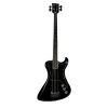 Dunable R2 DE Bass, Ebony Fretboard, Chrome Hardware, Gloss Black -Musical Instrument Store dnbl de r2b b c
