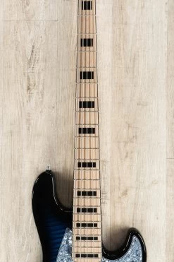 Mayones Jabba Classic 5 Bass Guitar, 5-String, Blue Burst, Flame Maple Top, Maple Fretboard, Aguilar Pickups -Musical Instrument Store dsc00479 2