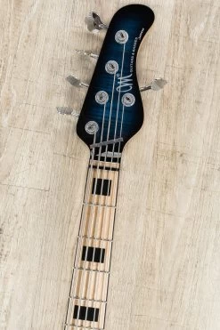 Mayones Jabba Classic 5 Bass Guitar, 5-String, Blue Burst, Flame Maple Top, Maple Fretboard, Aguilar Pickups -Musical Instrument Store dsc00484 1