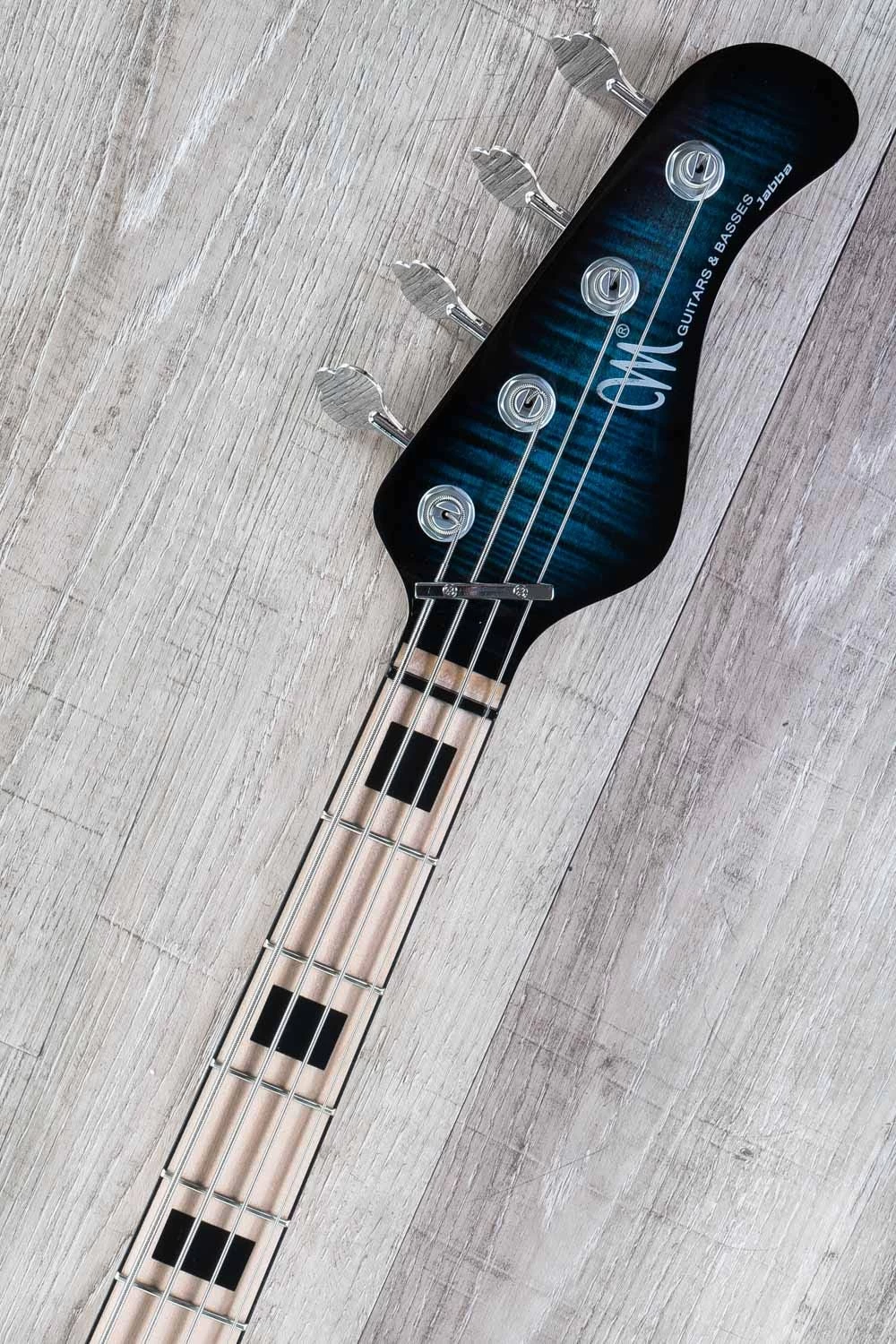 Mayones Jabba Classic 4 Bass Guitar, Blue Burst, Flame Maple, Maple Board, Aguilar 10 Mayones Jabba Classic 4 Bass Guitar, Blue Burst, Flame Maple, Maple Board, Aguilar - Image 8