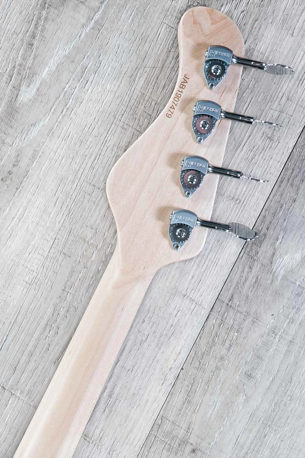 Mayones Jabba Classic 4 Bass Guitar, Blue Burst, Flame Maple, Maple Board, Aguilar 11 Mayones Jabba Classic 4 Bass Guitar, Blue Burst, Flame Maple, Maple Board, Aguilar - Image 9