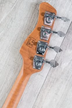 Sire V10 2nd Gen Bass Guitar, 4-String, Roasted Flame Maple Fingerboard, TS Tobacco Sunburst -Musical Instrument Store dsc02340