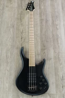 MTD Kingston Super Bass Guitar, 4-String, Maple Fingerboard, Matte Black -Musical Instrument Store dsc02699