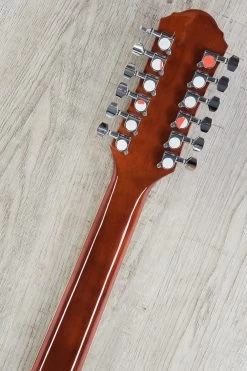 Oscar Schmidt OD312CE 12-String Dreadnought Acoustic-Electric Guitar - Black Cherry -Musical Instrument Store dsc02999