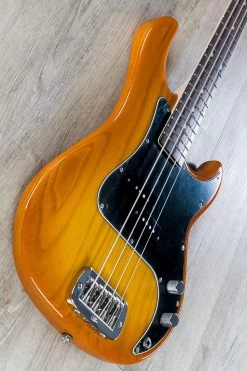 G&L USA LB-100 Bass, Honeyburst, Rosewood, Matching Headstock, Swamp Ash Body 11 G&L USA LB-100 Bass, Honeyburst, Rosewood, Matching Headstock, Swamp Ash Body -Musical Instrument Store dsc03292 6
