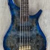 Ibanez SR2605E CBB Premium 5-String Bass, Cerulean Blue Burst, Poplar Burl Top, Nordstrand Pickups -Musical Instrument Store dsc04242 2