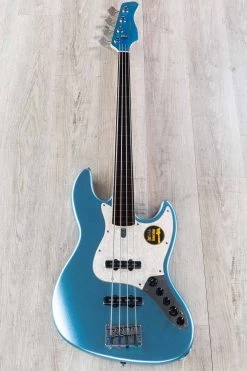 Sire Marcus Miller V7 2nd Gen Bass Guitar, Alder, Fretless, LPB Lake Placid Blue -Musical Instrument Store dsc04374 1