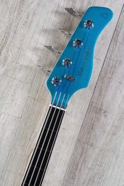 Sire Marcus Miller V7 2nd Gen Bass Guitar, Alder, Fretless, LPB Lake Placid Blue -Musical Instrument Store dsc04381 1