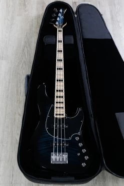 Mayones Jabba Classic 4 Bass, Blue Burst, Flame Maple Top, Aguilar Pickups -Musical Instrument Store dsc04596 2