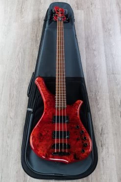 Mayones Comodous Classic 4 Bass, Liquid Red, Eye Poplar Top, Pau Ferro Fretboard, Aguilar Electronics, Polyfoam Case -Musical Instrument Store dsc04611 1
