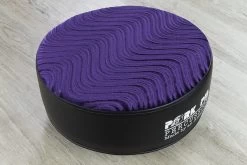 Pork Pie Percussion Round Drum Throne, Black/ Purple Swirl -Musical Instrument Store dsc04705