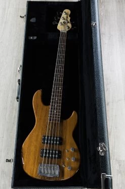 G&L USA L-2500 5 String Bass, Exotic Ovangkol Top And Mahogany Body, Rosewood Fretboard -Musical Instrument Store dsc05199