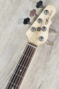 G&L USA L-2500 5 String Bass, Exotic Ovangkol Top And Mahogany Body, Rosewood Fretboard -Musical Instrument Store dsc05203