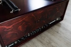 Verellen Amplifiers Meatsmoke 300-Watt Bass And Guitar Amplifier Head - Cherry Wine Stain -Musical Instrument Store dsc06319