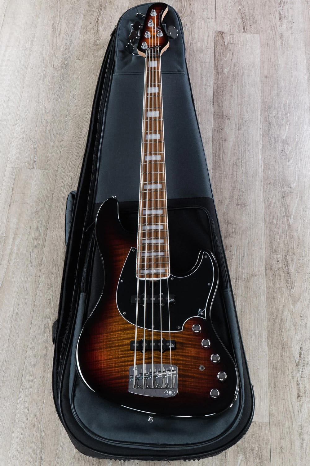 Mayones Jabba Classic 5 Bass Guitar, 5-String, Dark Sunburst, Flame Maple, Pau Ferro, Aguilar 10 Mayones Jabba Classic 5 Bass Guitar, 5-String, Dark Sunburst, Flame Maple, Pau Ferro, Aguilar - Image 8
