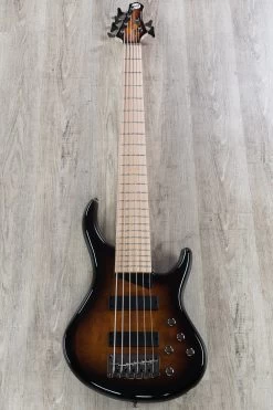 MTD Kingston Z Bass Guitar, 6-String, Maple Fingerboard, Tobacco Sunburst -Musical Instrument Store dsc06666 2 1