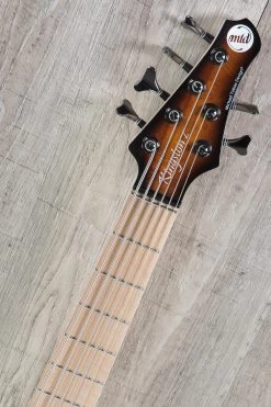 MTD Kingston Z Bass Guitar, 6-String, Maple Fingerboard, Tobacco Sunburst -Musical Instrument Store dsc06674 5 1