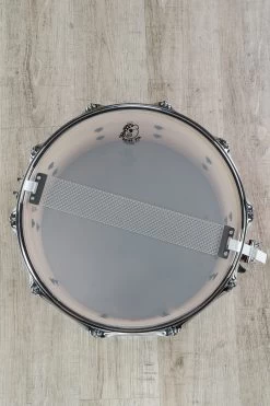 Pork Pie Percussion Little Squealer Snare Drum, High Gloss Firethorn Red - 6.5 X 14" -Musical Instrument Store dsc06783 2