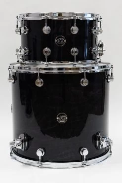 DW Performance Series 5-Piece Drum Set Kit, 18x24'' Kick, Hand-Sprayed Ebony Stain -Musical Instrument Store dsc07431 3
