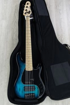 Sandberg California II VM-5 5-String Bass, Blueburst Matte Finish, European Ash, Maple Fretboard -Musical Instrument Store dsc08411