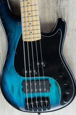 Sandberg California II VM-5 5-String Bass, Blueburst Matte Finish, European Ash, Maple Fretboard -Musical Instrument Store dsc08414