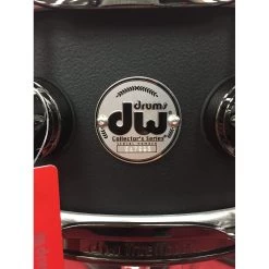 DW Drum Workshop Coll Series Aluminum Snare Drum, Matte Black 5.5" X 14" -Musical Instrument Store dw drva5514svbn 2