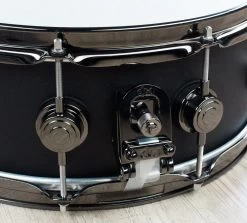DW Drum Workshop Coll Series Aluminum Snare Drum, Matte Black 5.5" X 14" -Musical Instrument Store dw drva5514svbn 6