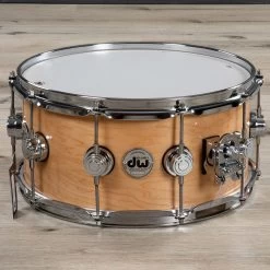DW Drum Workshop DRX46514SSC Collector's Series 6.5" X 14" Snare Drum, Natural Lacquer