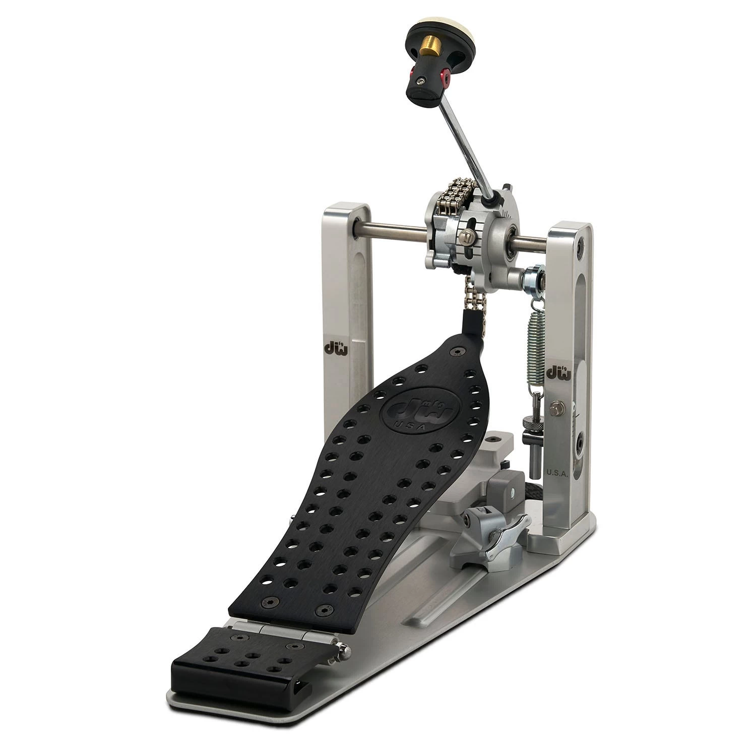 DW Drum Workshop DWCPMCDBK MCD Machined Chain Drive Single Pedal, Black 2 DW Drum Workshop DWCPMCDBK MCD Machined Chain Drive Single Pedal, Black