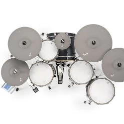 EFNOTE 5X 10-Piece Electronic Drum Set W/ Full Sized Shells, Black Matte Finish -Musical Instrument Store efnote efnote5x 4