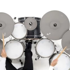 EFNOTE 5X 10-Piece Electronic Drum Set W/ Full Sized Shells, Black Matte Finish -Musical Instrument Store efnote efnote5x 5