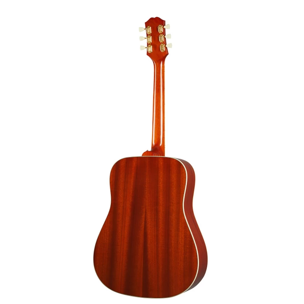 Epiphone Hummingbird Dreadnought Acoustic Electric Guitar, Aged Cherry Sunburst Gloss 4 Epiphone Hummingbird Dreadnought Acoustic Electric Guitar, Aged Cherry Sunburst Gloss - Image 2