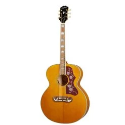 Epiphone J-200 Super Jumbo Acoustic Electric Guitar, Aged Antique Natural Gloss